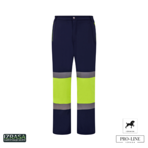 Izrasa™ SM/N - Softshell Reflektörlü Lacivert Pantolon Dizler Oxford