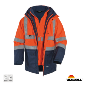 Vizwell™ VWJK44 – 5 Farklı Kullanım Modeli Reflektörlü 300D Oxford 5+1 Parka