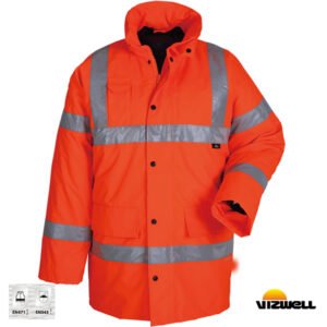 Vizwell™ VWJK01 - Reflektörlü 300D Oxford İçi Kapitoneli Parka